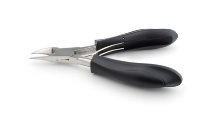 Nail clippers isolated on white.