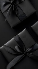 32. A-Z using minimalist black and white gift designs, black and white background