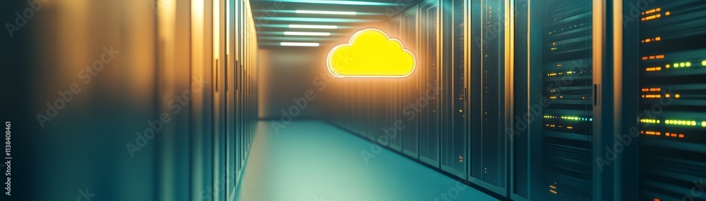 Poster cloud computing data center servers network technology
