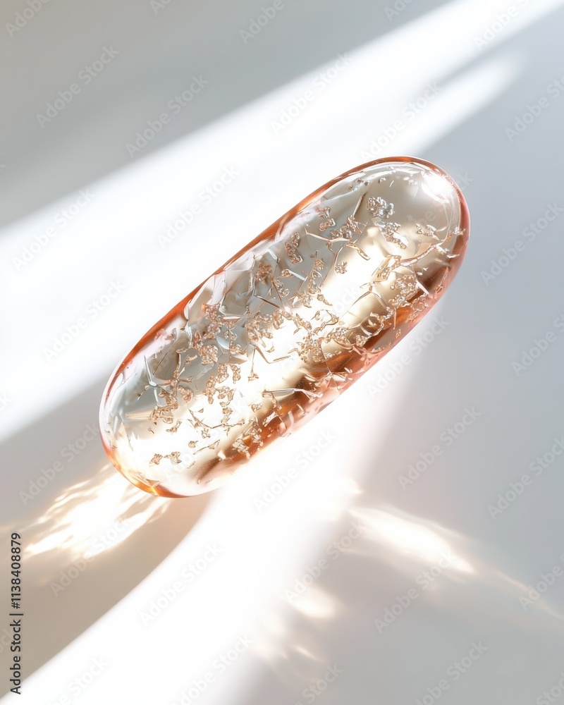 Poster superbug bacteria model with armorlike texture laboratory setting scientific bright lighting macro v