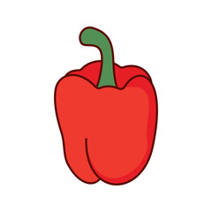 Red Chili Peppers Icon Illustration