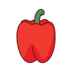 Red Chili Peppers Icon Illustration