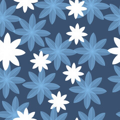 Print Abstract modern floral oriental colorful geometric pattern background seamless repeating pattern vector illustration flat design for wallpaper or background or Fabric textile EPS 10