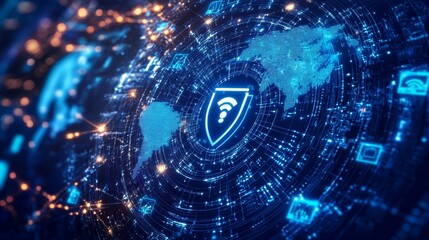 Global Network Security  Wifi Protection   Data Shield