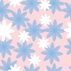 Print Abstract modern floral oriental colorful geometric pattern background seamless repeating pattern vector illustration flat design for wallpaper or background or Fabric textile EPS 10