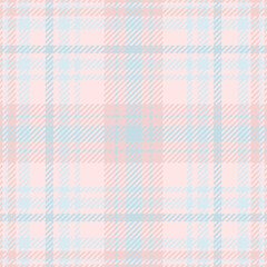 Harmony fabric vector plaid, grungy background tartan texture. Detailed pattern check textile seamless in light and misty rose colors.