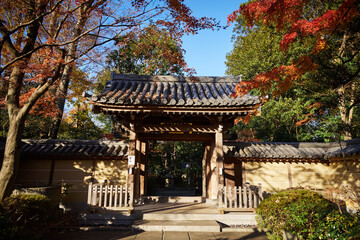 秋の紅葉とお寺