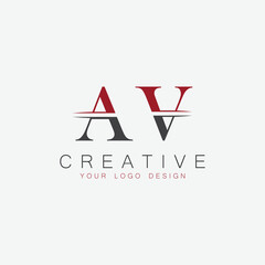 initial monogram logo with creative design.	