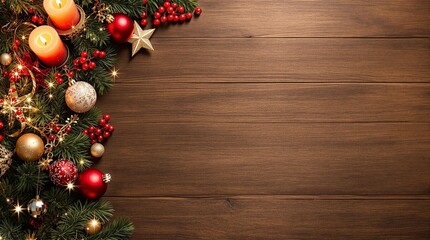 A poster or banner for christmas background