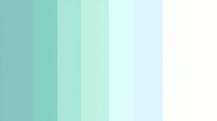 Fototapeta premium A gradient of soft colors transitioning from teal to white, creating a serene visual effect.