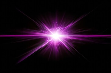 Abstract Purple Light Burst Explosion Image