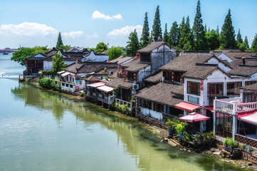 The ancient town of Zhujiajiao, Shanghai, China