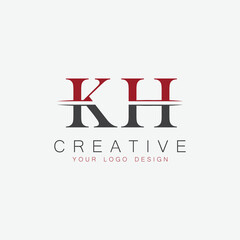 Fototapeta premium initial monogram letter logo with creative design.
