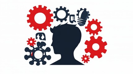 Mind Gears  Innovation  Ideas  and Teamwork Concept