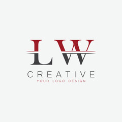 Fototapeta premium initial monogram letter logo with creative design.