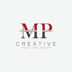 initial monogram letter  logo with creative design.
