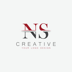 initial monogram letter  logo with creative design.