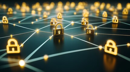 Secure Network Cyber Security Data Protection Global Network