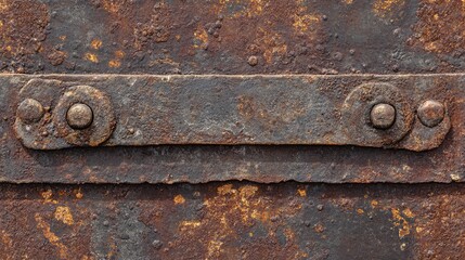 rusty metal door