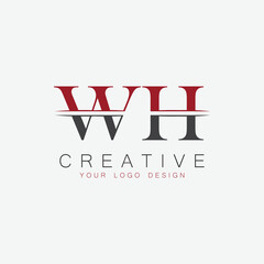 initial monogram letter  logo with creative design.