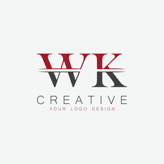 initial monogram letter  logo with creative design.