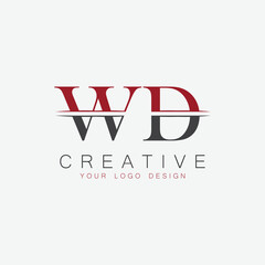 initial monogram letter  logo with creative design.