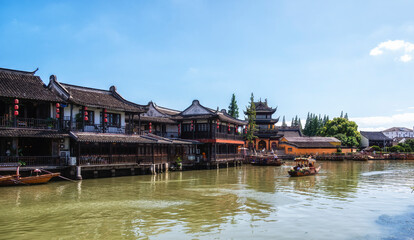 The ancient town of Zhujiajiao, Shanghai, China