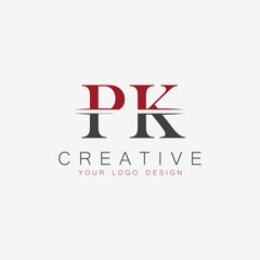 Obraz premium initial monogram letter logo with creative design.