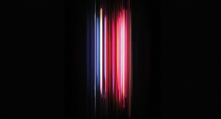 Abstract Vertical Lines of Vibrant Color