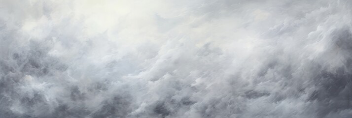 Fototapeta premium Abstract depiction of swirling, ethereal clouds in a serene sky, capturing the delicate interplay of light and shadow with soft, muted hues enhancing the atmospheric texture and depth.