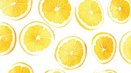 seamless pattern with lemons