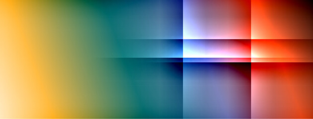 Colorful gradient with lines made of shadow and light. Creative background