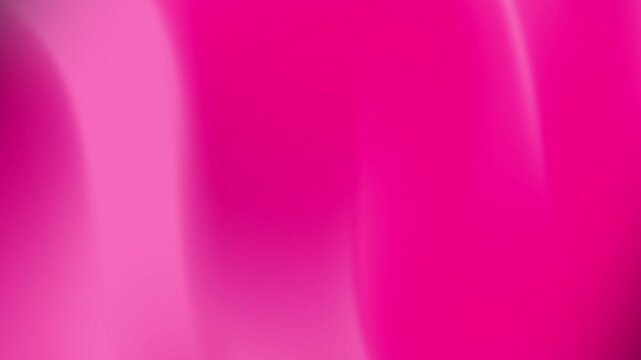 Bright pink gradient background with smooth flowing wave motion and soft light reflections for vibrant visual projects