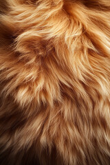 A close-up of a faux fur background with delicate, empty square icons scattered across it,