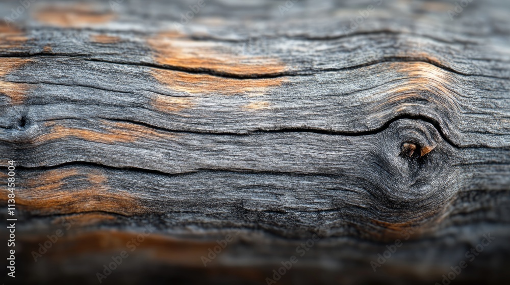 Poster weathered wooden surface with blurred texture and subtle color variations for natural background use