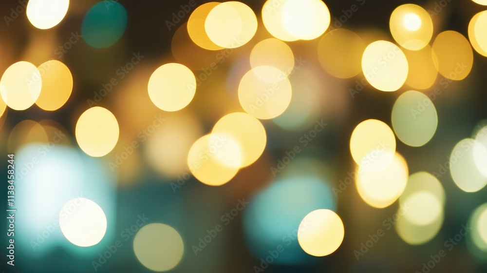Poster bokeh light effect in a warm hospital setting creating a calm and serene atmosphere for healthcare a