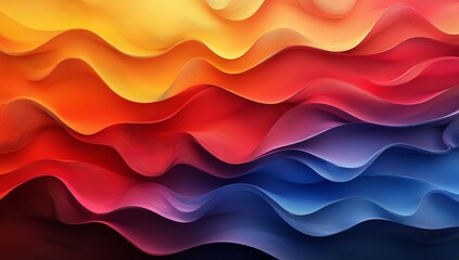 Obraz premium Abstract Colorful Waves Background
