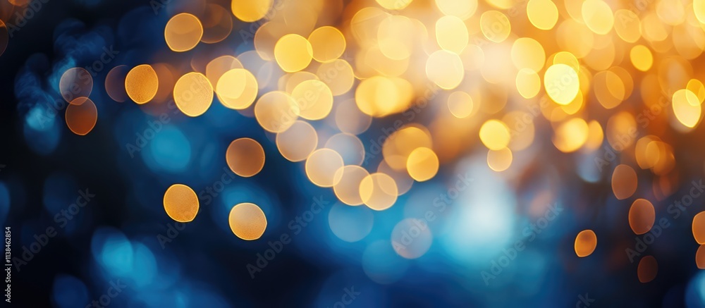Poster heart shaped bokeh background with vibrant colors ideal for romantic or festive themes in photograph