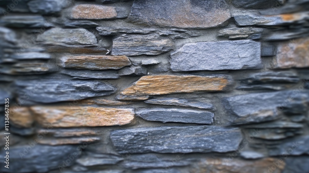 Poster textured stone wall background with a blurred effect for design and artistic applications