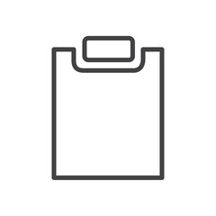 Certificate icon Logo symbol outline set