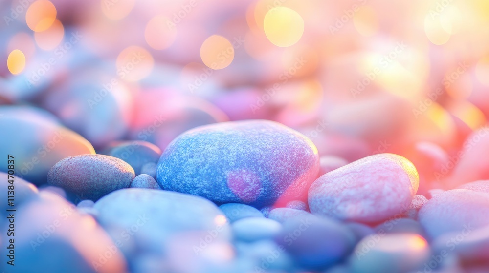 Poster soft focus stone texture with gentle lighting abstract background for nature and tranquility themes