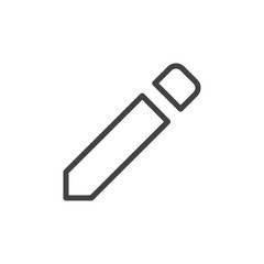 Edit icon Logo symbol outline set