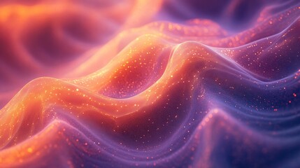 Obraz premium Abstract Glittering Waves