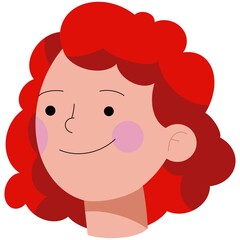 Male and Female Avatar Flat Illustration