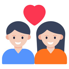Perfect design icon of couple