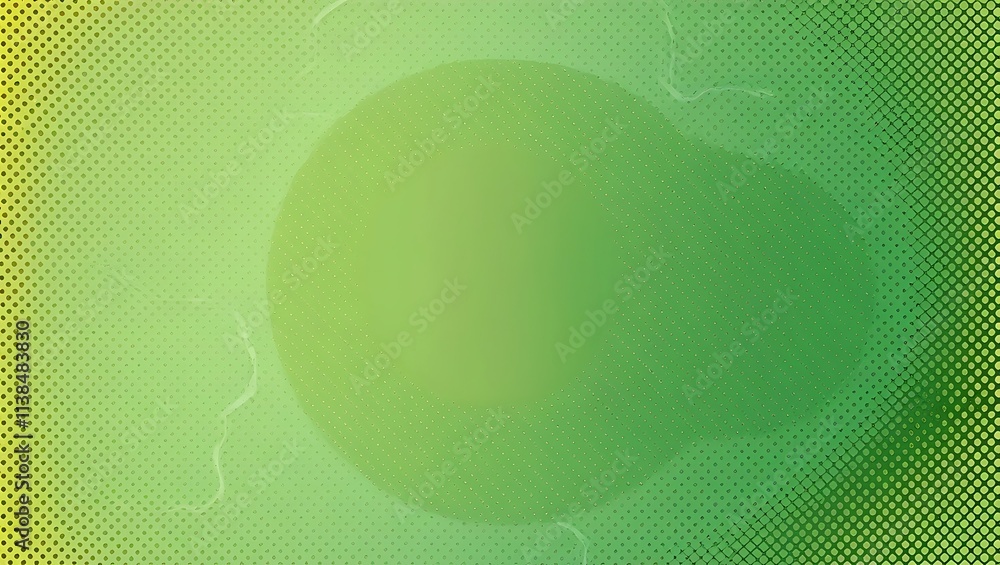 Poster abstract halftone green gradient background. generative ai.
