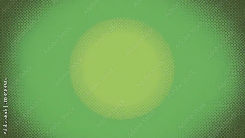 Poster abstract halftone green gradient background. generative ai.