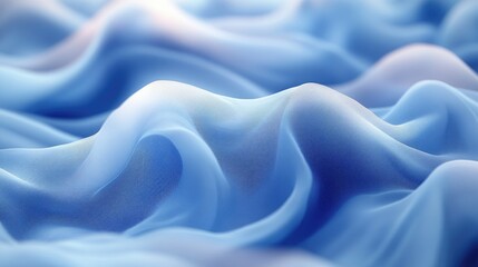 Obraz premium A detailed shot of a blue fabric texture