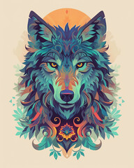 Wolf symmetry layout illustration