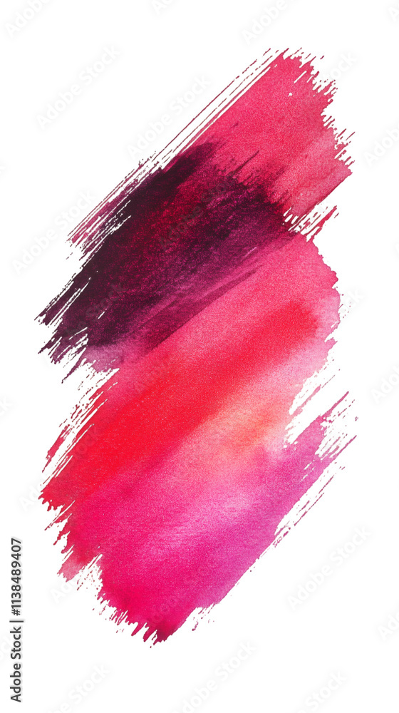Aufkleber colorful brushstrokes forming an abstract design, ideal for adding a vibrant touch to creative proje